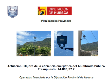 Imagen El alumbrado público de Santaliestra y San Quílez ahora es más eficiente