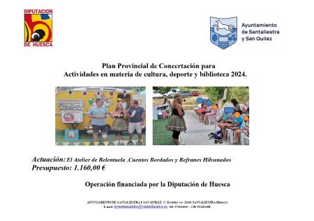 Actuación El Atelier de Belentuela .Cuentos Bordados y Refranes Hilvanados