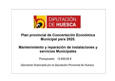 Subvención del Plan Provincial de Concertación Económica Municipal 2025.