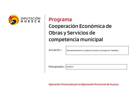 Finalización de las obras de acondicionamiento y mejora del camino...