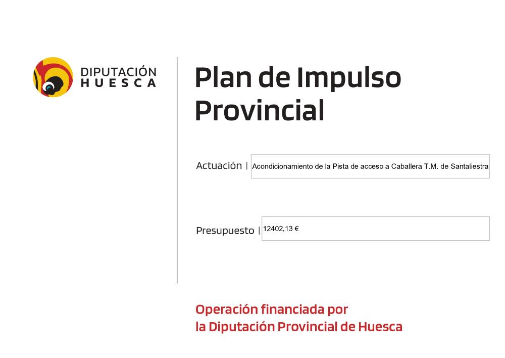 Imagen Finalización de las Obras de acondicionamiento de la Pista de acceso a Caballera